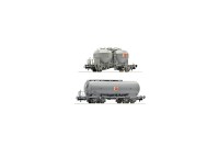 Set de doua vagoane siloz SBB CFF - H0 Roco 77038